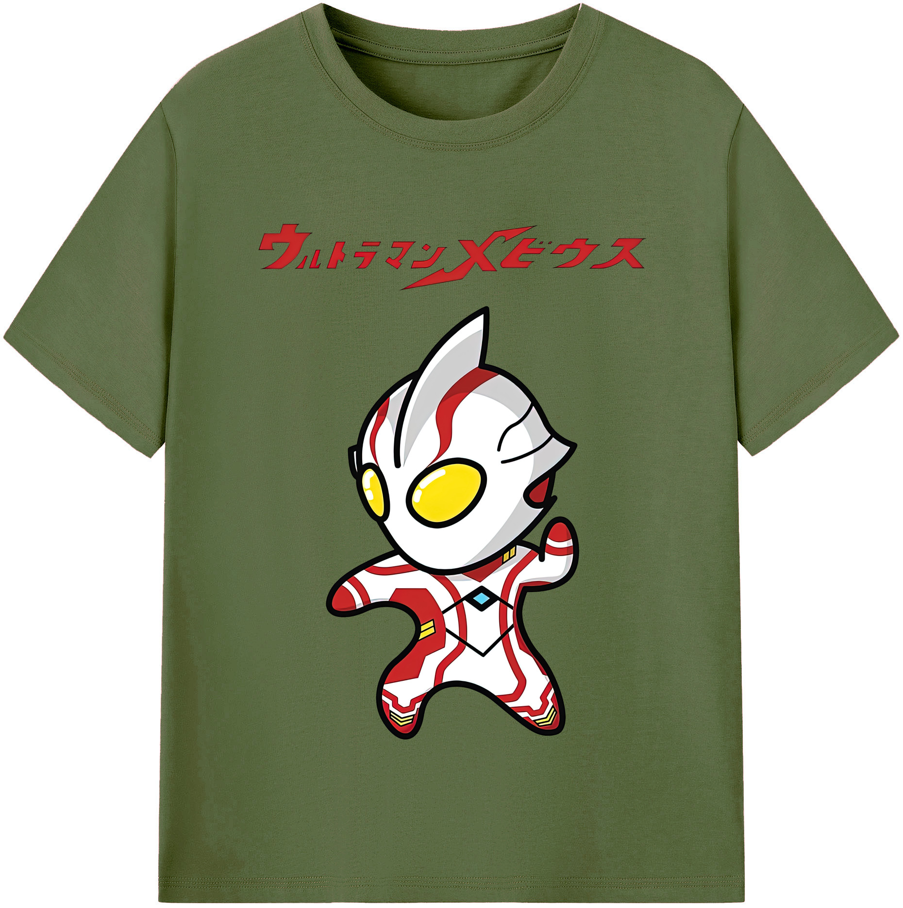 （画像用） ウルトラマン Ultraman 綿100％半袖Tシャツ（フロントプリント）